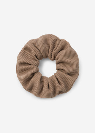 Chouchou côtelé — beige