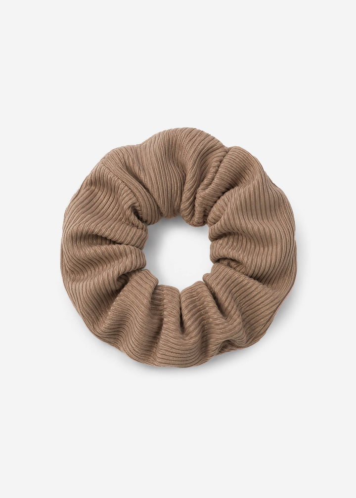 Chouchou côtelé — beige