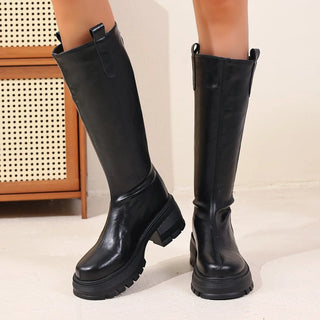 Deanne | Bottes hautes à semelle crantée