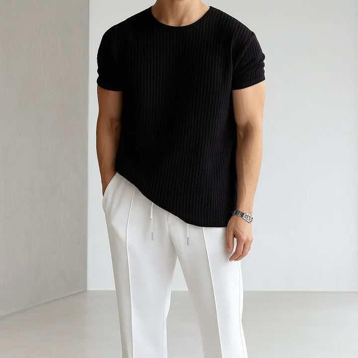 Joël | T-shirt en tricot pour hommes