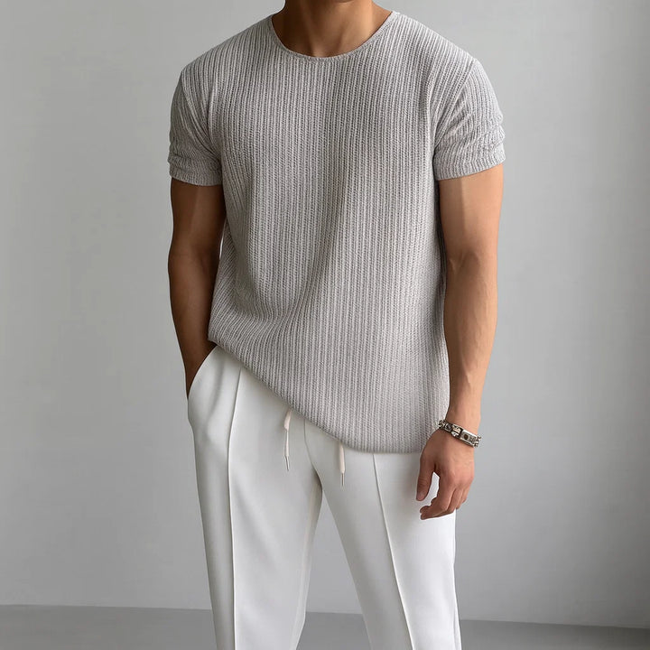 Joël | T-shirt en tricot pour hommes