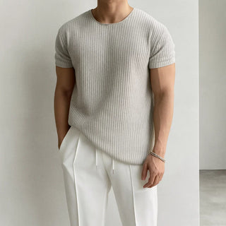 Joël | T-shirt en tricot pour hommes