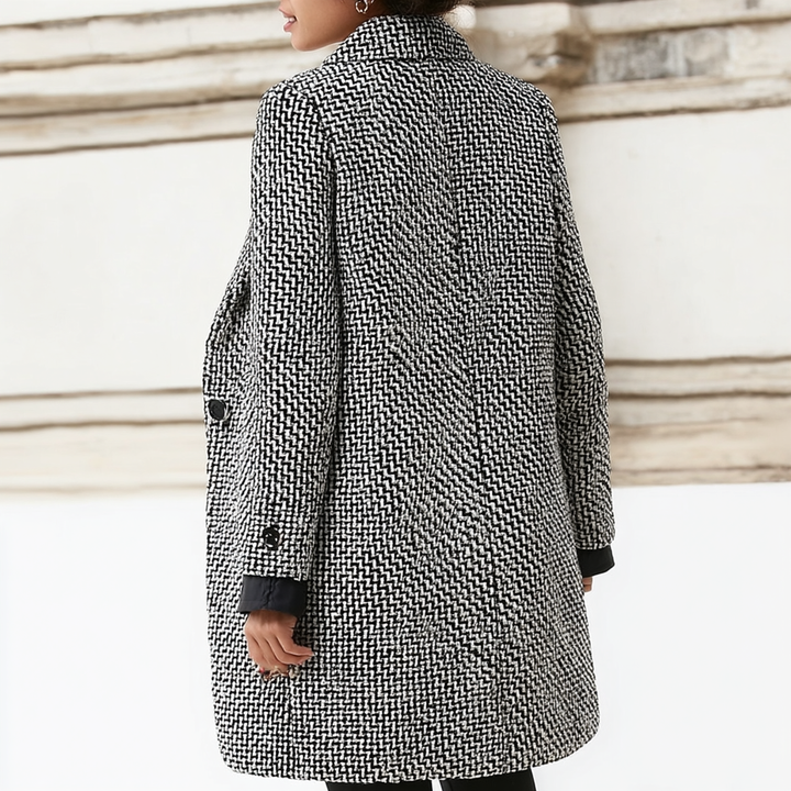 Nina™ | Veste en laine premium — élégance et chaleur pour l’hiver.