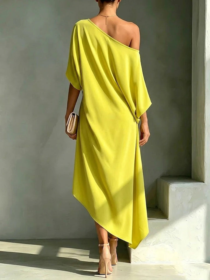 Marjolaine | Robe Asymétrique Élégante
