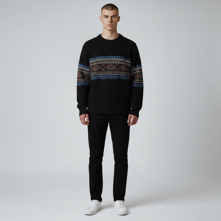 Hugo | Pull en maille nordique pour homme