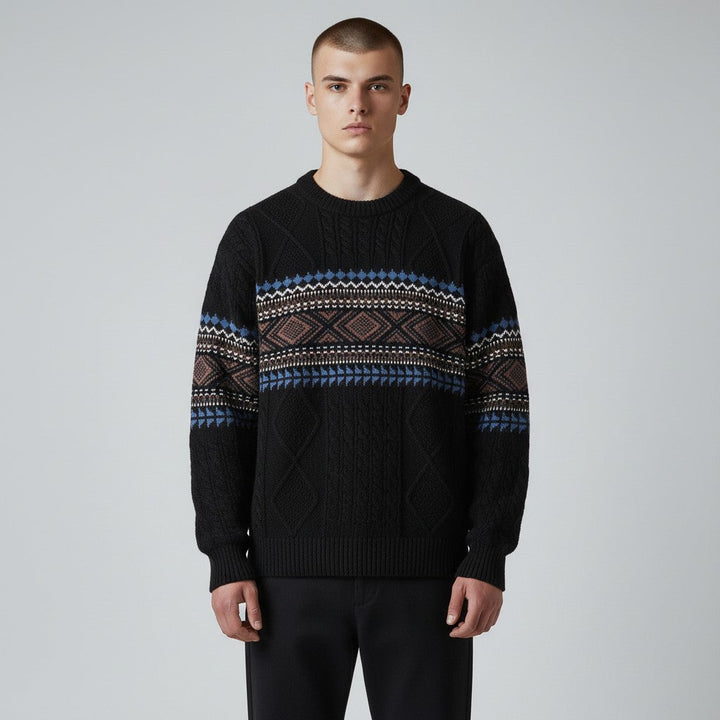 Hugo | Pull en maille nordique pour homme